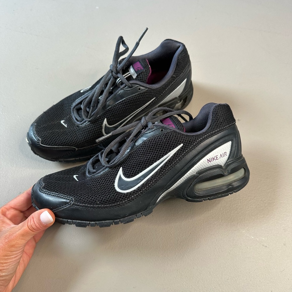 Nike Air Torch 3 Women’s Running Shoes Black Silver Mesh Sneakers Size 8 US